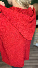 Load image into Gallery viewer, Copper Red Hooded Popcorn Sweater