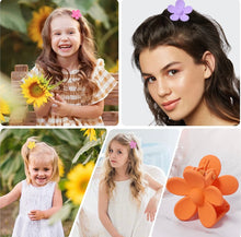 Load image into Gallery viewer, Mini Flower Hair Claw Clips