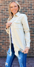 Load image into Gallery viewer, Stone Denim Shacket