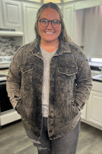 Load image into Gallery viewer, Curvy Ht. Grey Vneck Sweater