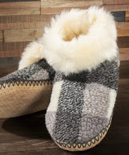 Load image into Gallery viewer, Plaid Fur Slippers