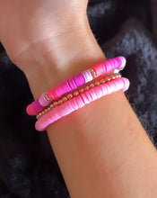 Load image into Gallery viewer, Worthy Heart Clay Bead Stack