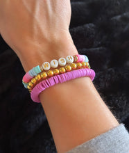 Load image into Gallery viewer, Wish Pastel Stack Clay Bead Bracelet