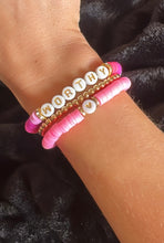 Load image into Gallery viewer, Worthy Heart Clay Bead Stack