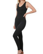 Load image into Gallery viewer, Black Ribbed Bodysuit
