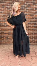 Load image into Gallery viewer, Black Breezy Maxi Dress
