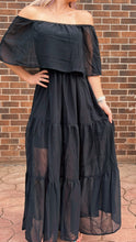 Load image into Gallery viewer, Black Breezy Maxi Dress

