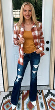 Load image into Gallery viewer, Rust Plaid Flannel
