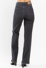 Load image into Gallery viewer, Black Judy Blue Tummy Control jeans
