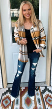 Load image into Gallery viewer, Mustard Plaid Shacket
