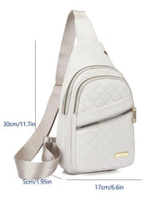 Load image into Gallery viewer, Quilted Chevron Crossbody Bag
