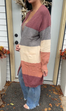 Load image into Gallery viewer, Heavyweight Mauve Cardigan
