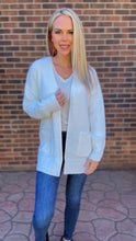 Load image into Gallery viewer, White Waffle Knit Cardigan (Standard &amp; Curvy)
