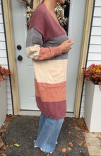 Load image into Gallery viewer, Heavyweight Mauve Cardigan
