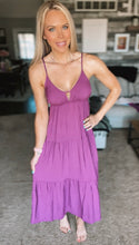 Load image into Gallery viewer, Plum Sweetheart Midi Dress
