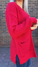 Load image into Gallery viewer, Ruby Waffle Knit Cardigan (Standard &amp; Curvy)
