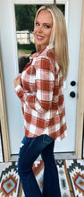 Load image into Gallery viewer, Rust Plaid Flannel
