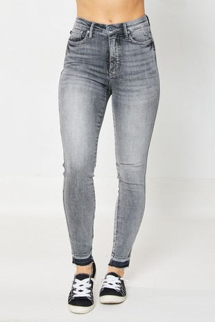 Judy Blue Tummy Control Grey skinny jeans