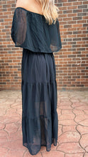 Load image into Gallery viewer, Black Breezy Maxi Dress

