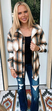 Load image into Gallery viewer, Camel Plaid Shacket
