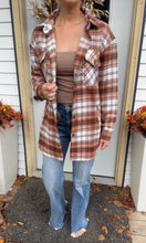 Load image into Gallery viewer, Shades of Fall Plaid Shacket

