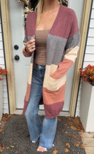 Load image into Gallery viewer, Heavyweight Mauve Cardigan
