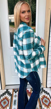 Load image into Gallery viewer, Teal Plaid Flannel

