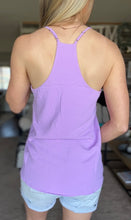 Load image into Gallery viewer, Lavender Woven Cami Tank
