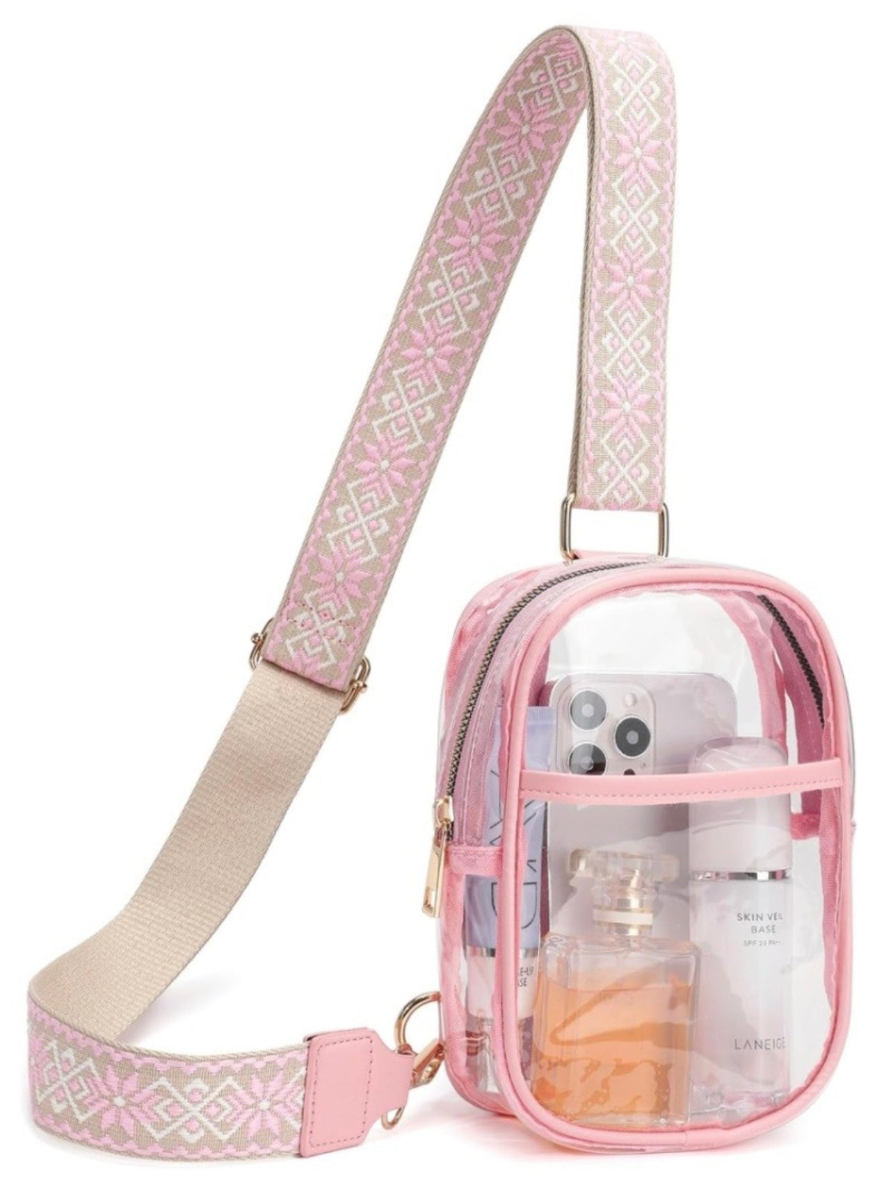adidas clear mini backpack Clear Stadium Bag With Gitar Strap – Jagged Ambition