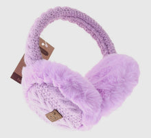 Load image into Gallery viewer, CC Cable Knit Earmuffs
