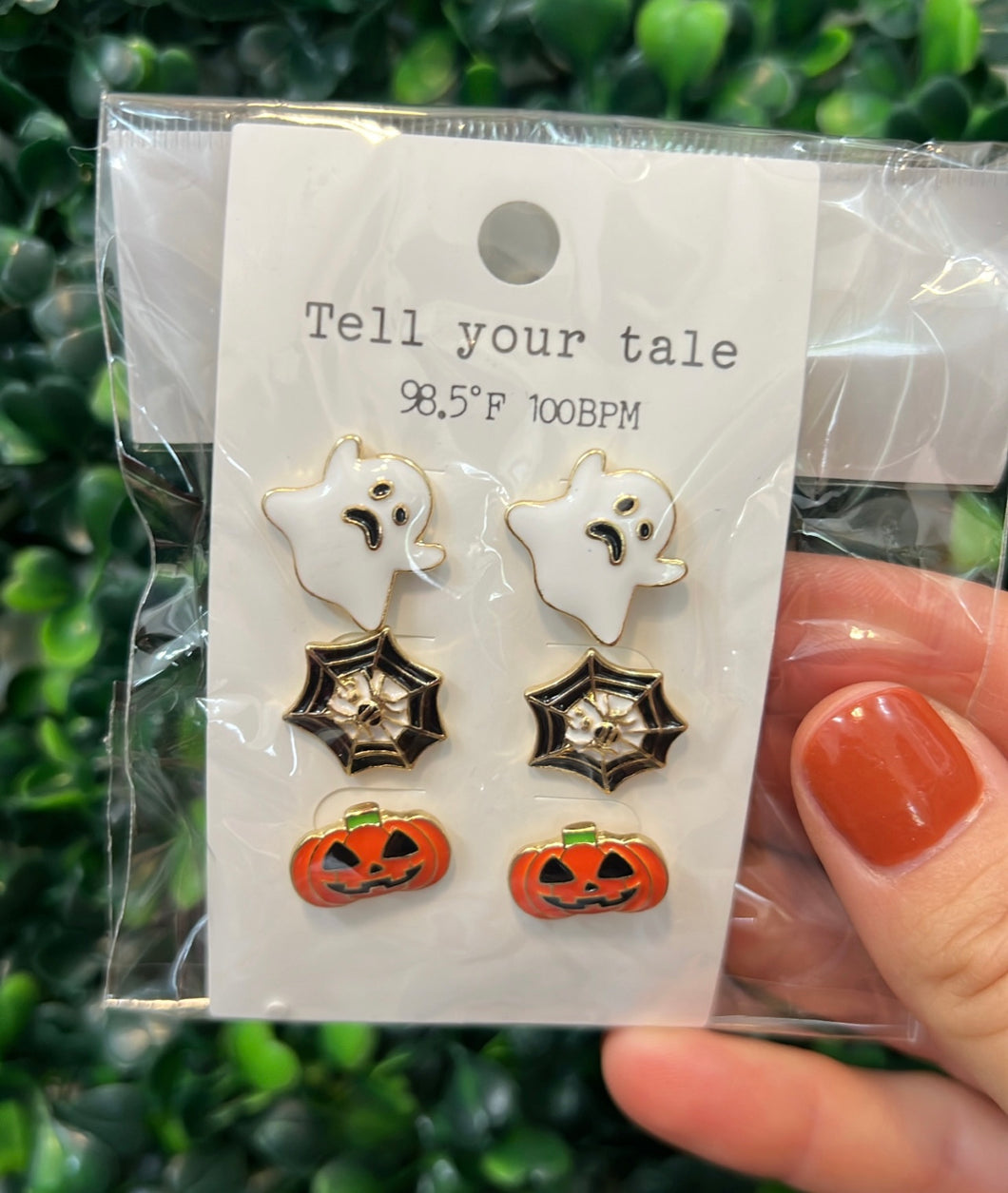Trio Halloween Stud Earrings