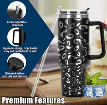 Load image into Gallery viewer, White Marble 40oz Stainless Steel Tumbler
