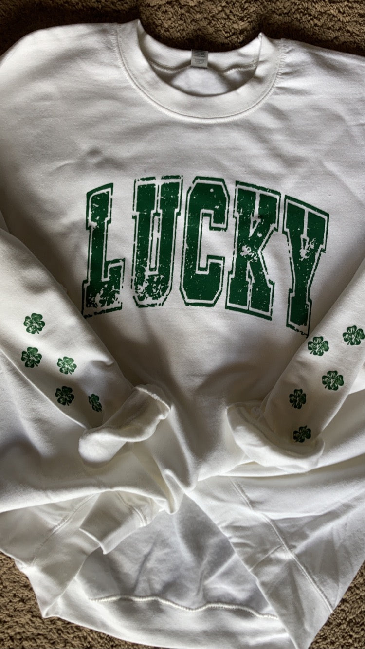 Lucky with Clover sleeve accents