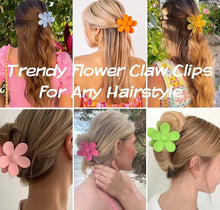 Load image into Gallery viewer, Large Flower Hair Claw Clips

