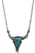 Load image into Gallery viewer, Turquoise Steer Necklace
