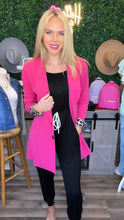 Load image into Gallery viewer, Hot Pink Leopard Blazer
