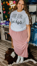 Load image into Gallery viewer, Curvy Blush Smocking Maxi Skirt
