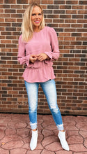 Load image into Gallery viewer, Pink Puff Sleeve Blouse
