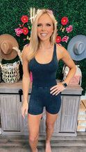 Load image into Gallery viewer, Ash Black Sports Romper
