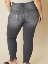 Load image into Gallery viewer, Curvy Gray/Black Kan Can Jeans
