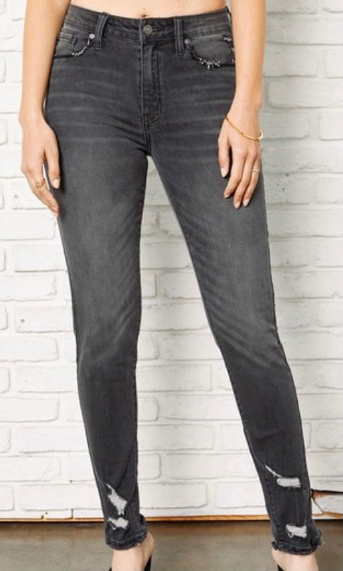 Gray/Black Kan Can Jeans