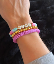 Load image into Gallery viewer, Wish Pastel Stack Clay Bead Bracelet

