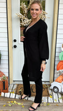Load image into Gallery viewer, Black Knit Cardigan
