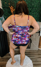 Load image into Gallery viewer, Purple Tankini Swimsuit
