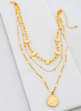 Load image into Gallery viewer, Gold 3 Layer Necklace
